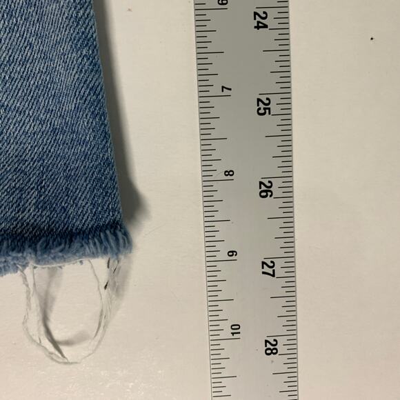 Mother 25 The Hustler Ankle Fray Crashing Hard High Rise Mother Superior - Picture 8 of 12